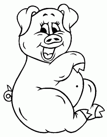 Pig Coloring Pages For Kids | Find the Latest News on Pig Coloring 