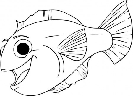 Printing Rainbow Fish Coloring Pages Preschoolers | Laptopezine.
