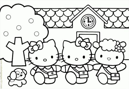 kitty2 Colouring Pages