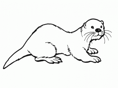 Sea Otter Coloring Pages For Kids 131923 Otter Coloring Page