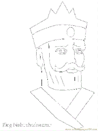 Shadrach Meshach And Abednego Coloring Page