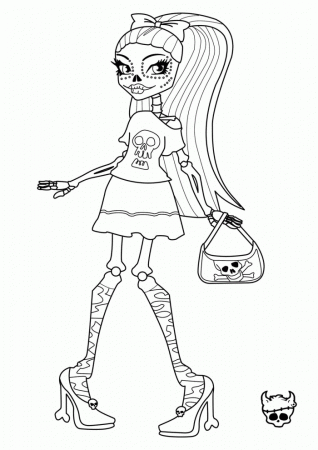 Monster High Coloring Pages To Print Out | 99coloring.com