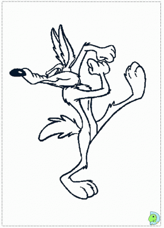 baby wile e coyote Colouring Pages
