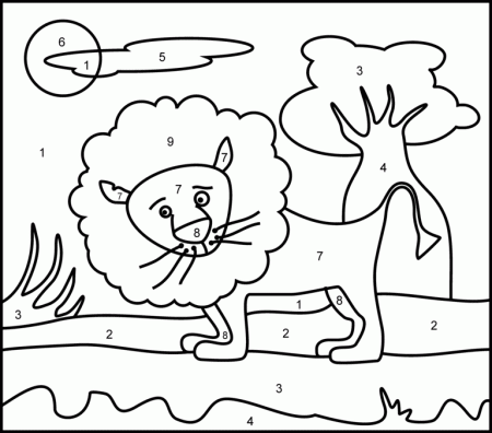 Simple Color By Number | Coloring Pages For Girls | Kids Coloring 