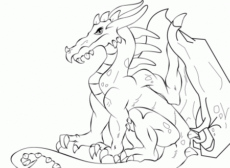 dragon outline by crochetamommy on deviantART