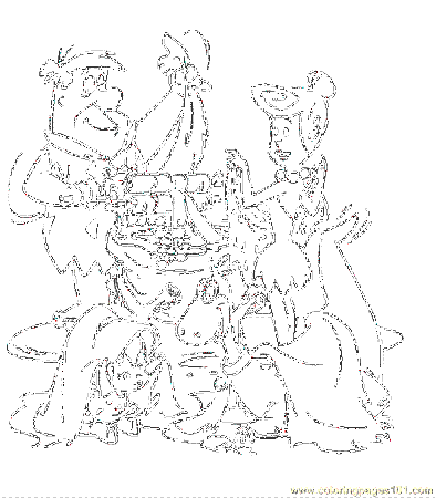 fred flinst Colouring Pages (page 2)