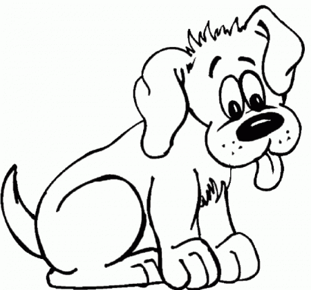 Dog Coloring Page - HD Printable Coloring Pages