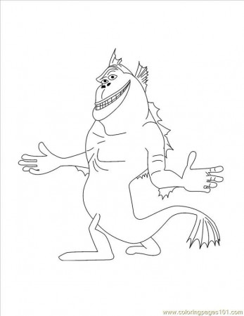 Coloring Pages Monsters Vs Aliens (6) (Cartoons > Monsters Inc 