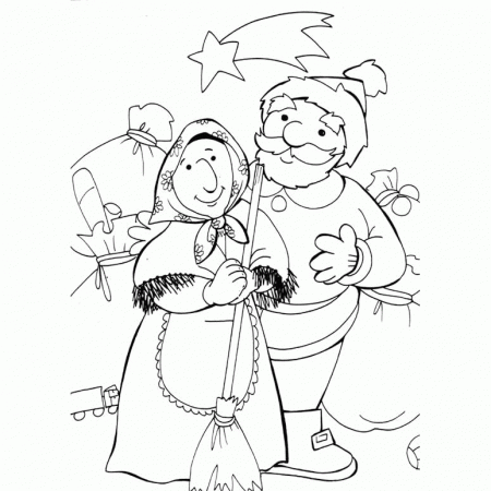 Le Befana Colouring Pages