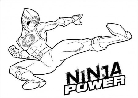 Download Ninja Power Coloring Page Or Print Ninja Power Coloring 