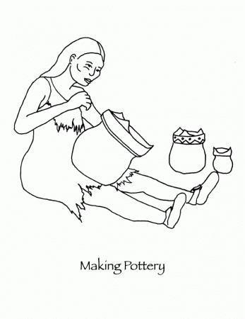 Native American Coloring Pages
