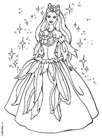 kids-coloring-pages-princess-3 | COLORING WS