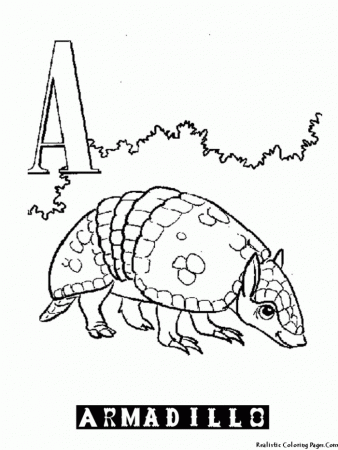 Alphabet Animal Coloring Pages Picture | 99coloring.com