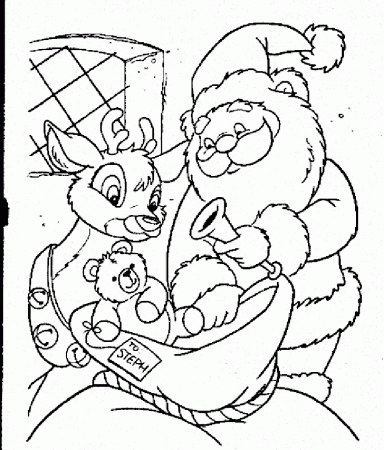 Santa Claus Coloring Pages For Kids 43 | Free Printable Coloring Pages