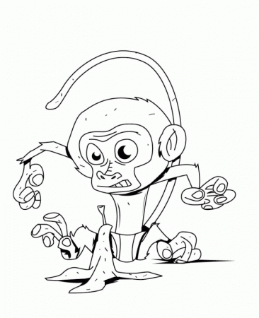 Coloring Pages Of Monkeys | Best Coloring Pages