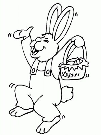 Easter Bunny Coloring Pages easter bunny coloring pages free 