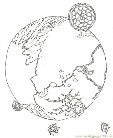 Coloring Pages Planet Teep Reversed (Technology > Astronomy 
