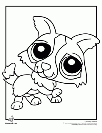 littlest pet shop coloring pages