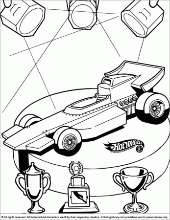 Hotwheels coloring pages in the Coloring Library