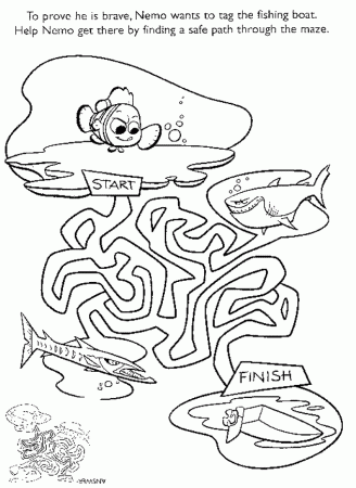 Amazing Coloring Pages: Finding Nemo Coloring Pages