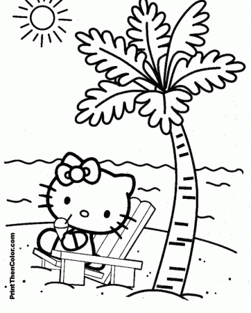 Inspirational White Black Hello Kitty Coloring Pages | Laptopezine.