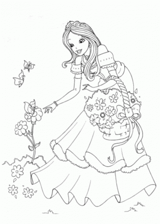 Free Princess Coloring Pages For Kids Printable