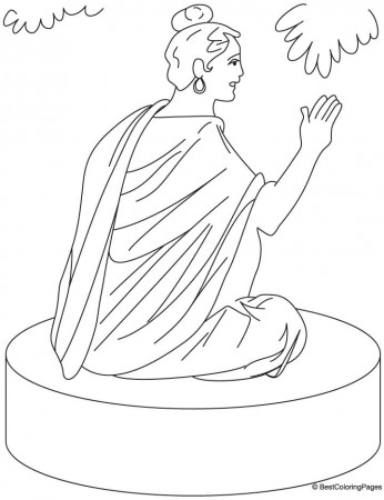 Lord Buddha coloring pages | Download Free Lord Buddha coloring 