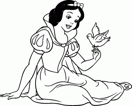 coloring-pages-of-snow-white- 