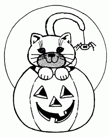 halloween print outs Colouring Pages