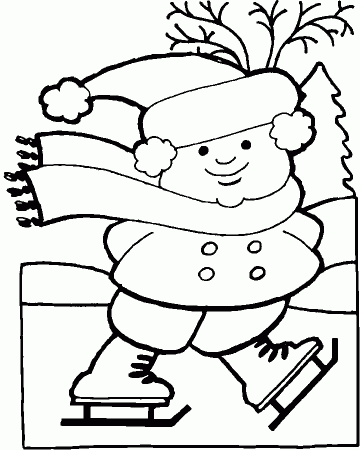 Winter-clothes-coloring-pages-1 | Free Coloring Page Site