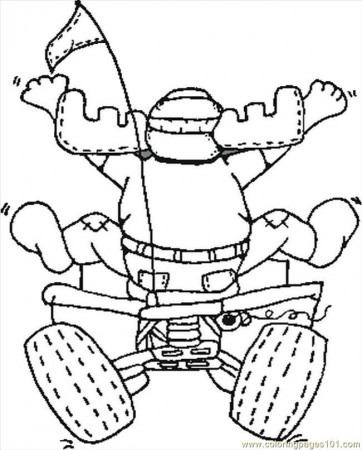 Coloring Pages Moose 2 (Entertainment > Others) - free printable 