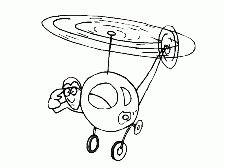 Helicopters (Transportation) Coloring Pages for kids | Free 