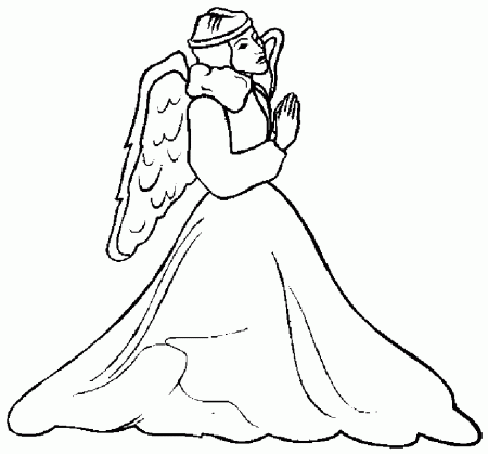 Angels | Free Printable Coloring Pages – Coloringpagesfun.com | Page 2