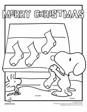 Snoopy Coloring Pages ChristmasColoring Pages | Coloring Pages