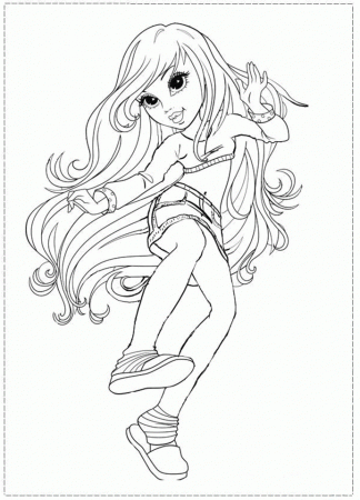 Moxie Girlz Coloring Pages (8) - Coloring Kids