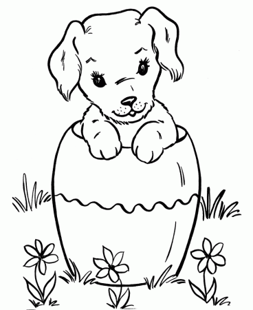 Coloring Pages For Dogs - Free Printable Coloring Pages | Free 