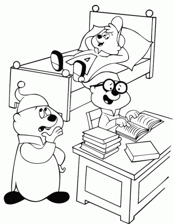 TimelessTrinkets.com Alvin and the Chipmunks Coloring Pages
