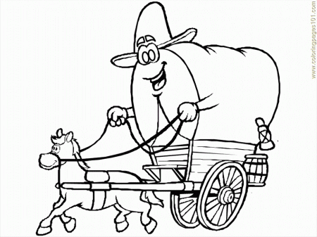 Coloring Pages Wild West (Cartoons > Wild West) - free printable 