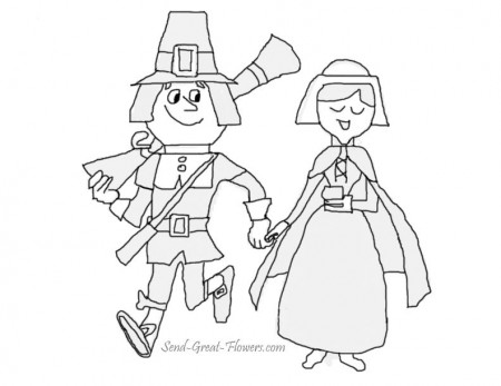 pilgrim woman Colouring Pages (page 3)