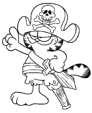 Coloring Page - Garfield coloring pages 19