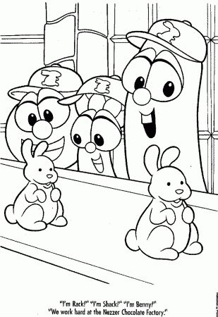 Veggie Tales Coloring Pages Free - Free Printable Coloring Pages 
