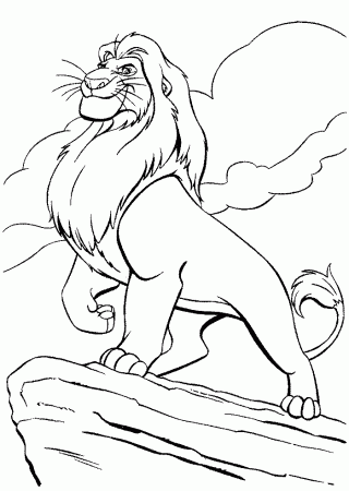 Lion King Coloring Pages Free Printable Download | Coloring Pages Hub