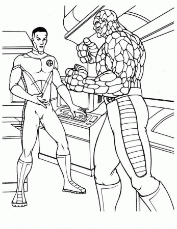 Coloring Page - Fantastic four coloring pages 47