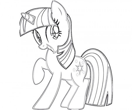 7 Twilight Sparkle Coloring Page