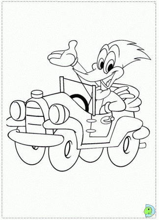 Woodsy wood pecker Colouring Pages (page 2)