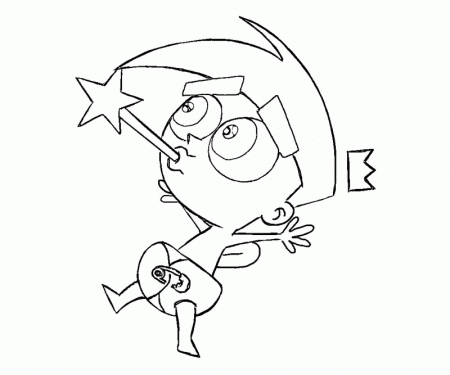 Fairly Oddparents Coloring Pages To Print - Kids Colouring Pages