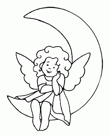 Angel Coloring Pages | ColoringMates.