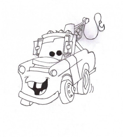 Mater Coloring Page Sheet | 99coloring.com