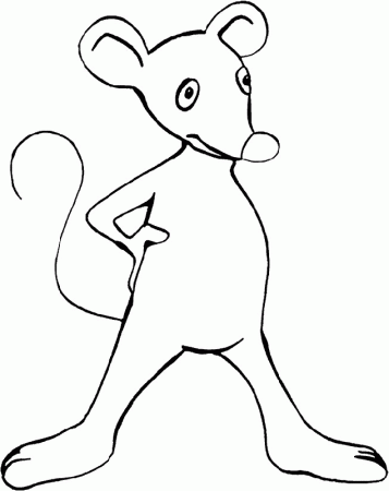 baby rat coloring pages