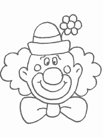 from clowns to print Colouring Pages